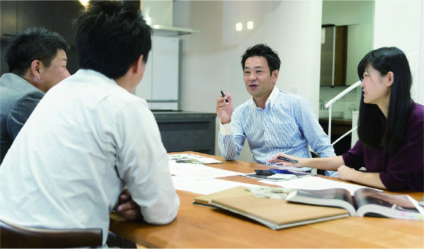 コミュニケーションを促進する、設計提案力。